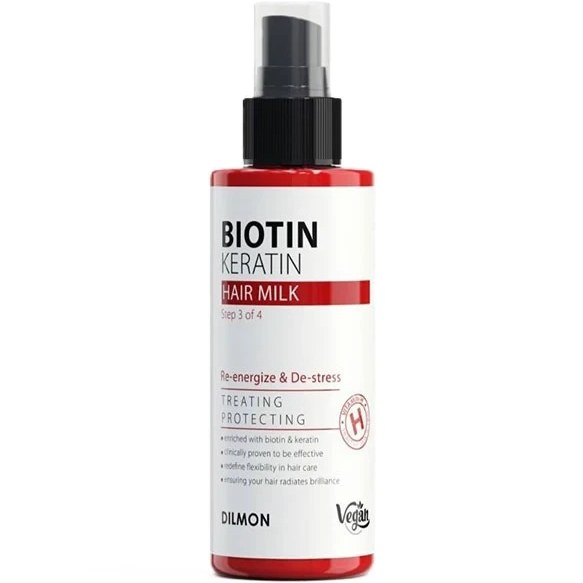 شیر مو دیلمون مدل بیوتن کراتین (BIOTIN KRATIN) حجم 150 میلی لیتر