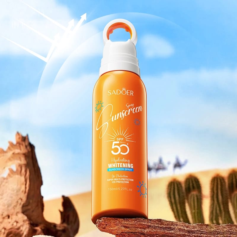 اسپری ضد آفتاب و سفید کننده SPF 50 سادور