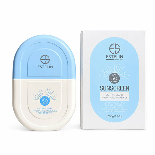 کرم ضد آفتاب استلین SPF50 حجم ۵۰ میل بی رنگ مناسب انواع پوست