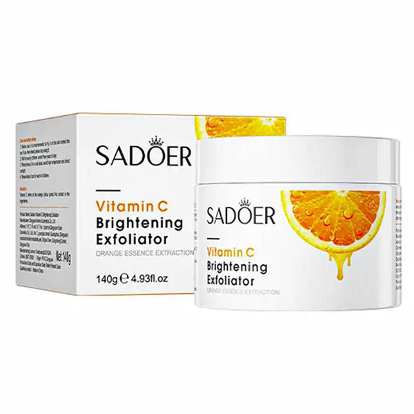 اسکراب لایه بردار پوست سادور مدل ویتامین سی وزن 140 گرم