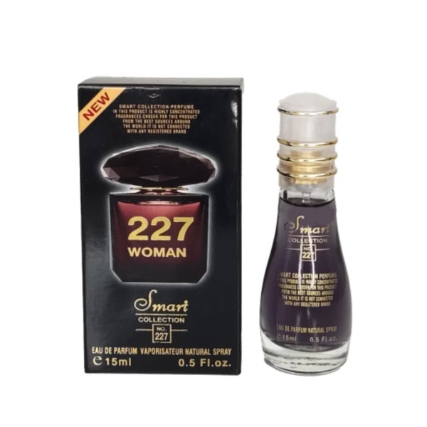 ادکلن ورساچ کریستال نویر ۱۵ میل اسمارت کالکشن شماره ۲۲۷ Smart Collection Versace Crystal Noir