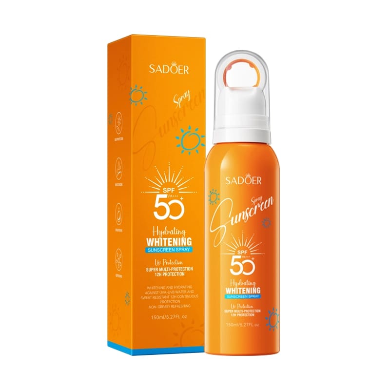 اسپری ضد آفتاب و سفید کننده SPF 50 سادور