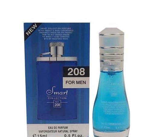 عطر مردانه دانهیل آبی اسمارت کالکشن کد 208 حجم 15 میل