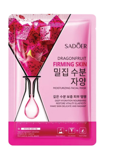 ماسک ورقه ای سفت کننده پوست عصاره دراگون فروت سادور