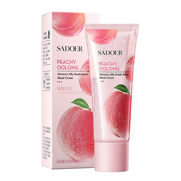 لوسیون بدن لوکس دو تیوب‌دار سادور حاوی عصاره هلو سادور