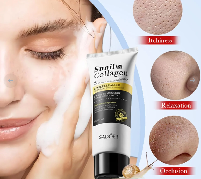 فوم شستشوی لیفت کننده کلاژن حلزون سادور